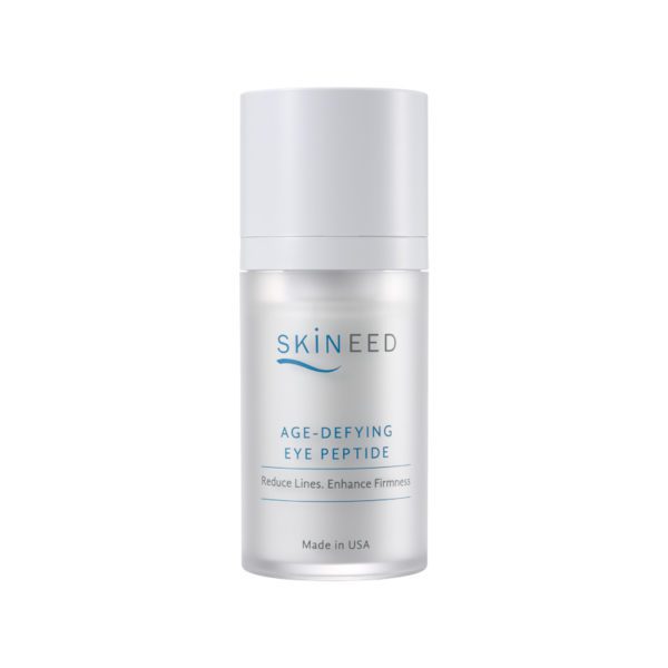 Skineed's Age-Defying Eye Peptide Cream made in USA for fine lines and wrinkles reduction