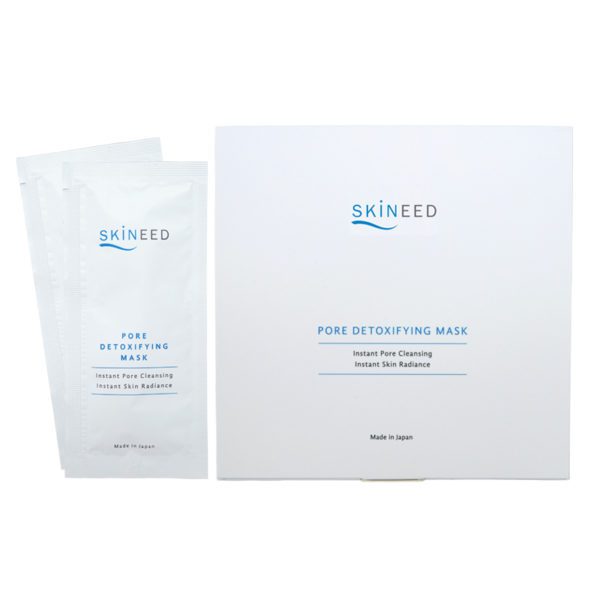 Erabelle Skineed Pore Detoxifying Mask for instant pore cleansing and skin radiance. Made in Japan